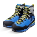 Mammut Wanderschuhe Kento Pro High GTX (Bergstiefel mit Steigeisenaufnahme, wasserdicht) blau/titaniumgrau Herren